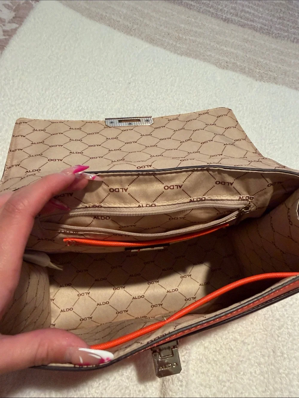 Aldo structured satchel